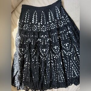 Anthropologie Kas New York Delony lace midi skirt